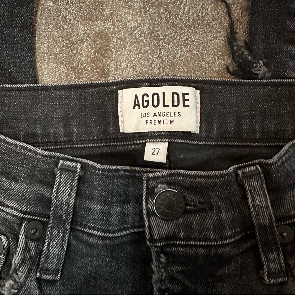 🚨LAST CHANCE🚨 AGOLDE denim size 27 Sophie Mid Rise Skinny Crop - Temple skinny - Picture 3 of 14